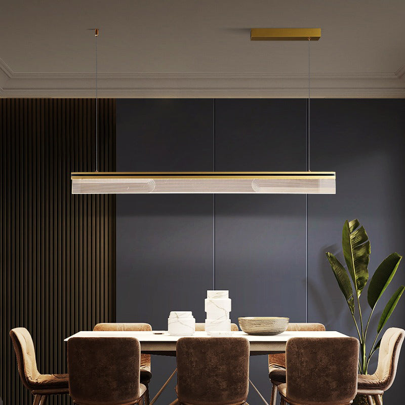 Acrylic Island Pendant Modern Style Island Light Fixtures for Dining Room