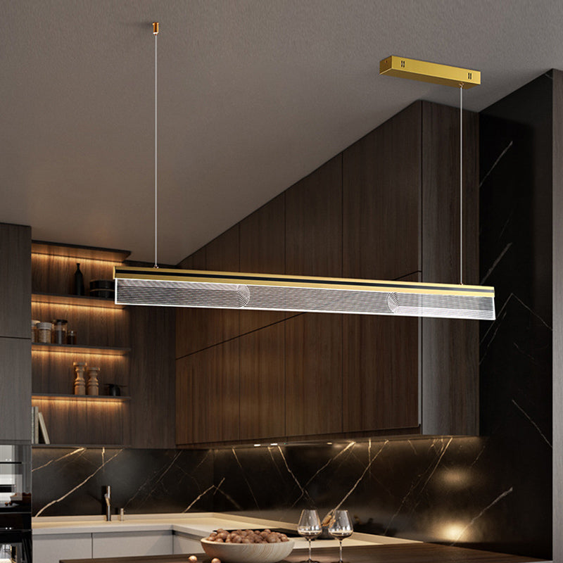 Acrylic Island Pendant Modern Style Island Light Fixtures for Dining Room