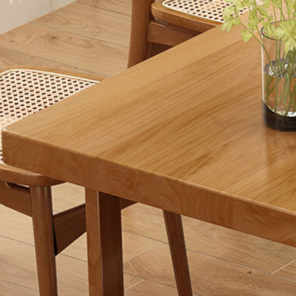 Industrial Solid Wood Table Set 1/2/5/7 Pieces Dining Set for Home Use