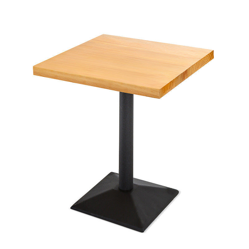 Industrial Rectangle Table Set 1/2/3 Pieces Dining Set for Restaurant