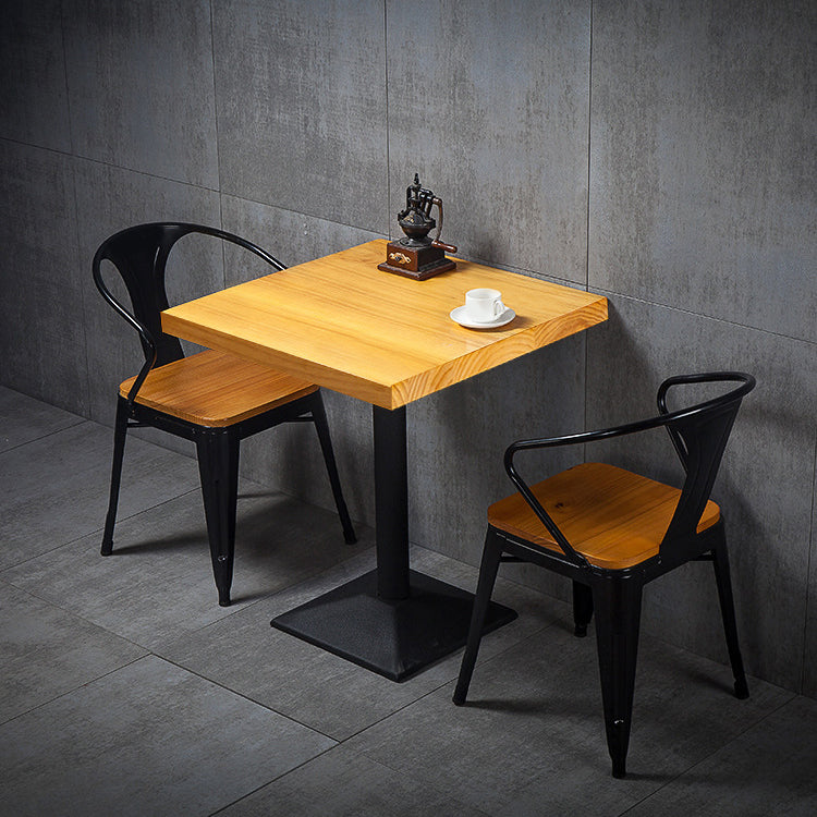 Industrial Rectangle Table Set 1/2/3 Pieces Dining Set for Restaurant