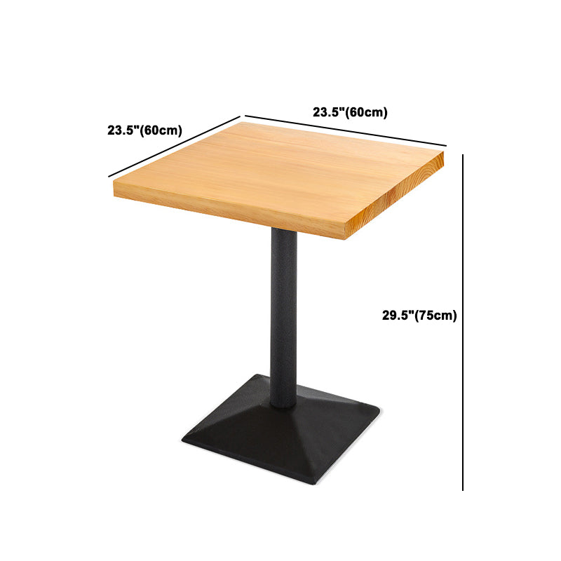 Industrial Rectangle Table Set 1/2/3 Pieces Dining Set for Restaurant