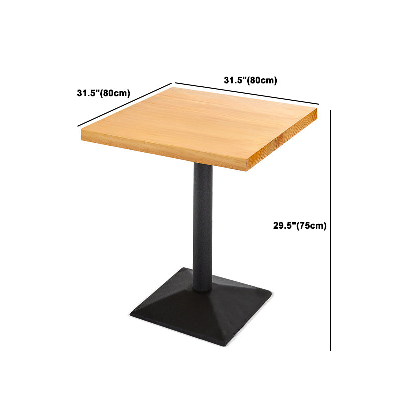 Industrial Rectangle Table Set 1/2/3 Pieces Dining Set for Restaurant