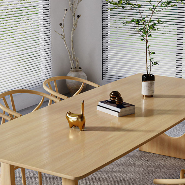 Traditional Wood Dining Set 1/7 Pieces Rectangle Dining Table Set