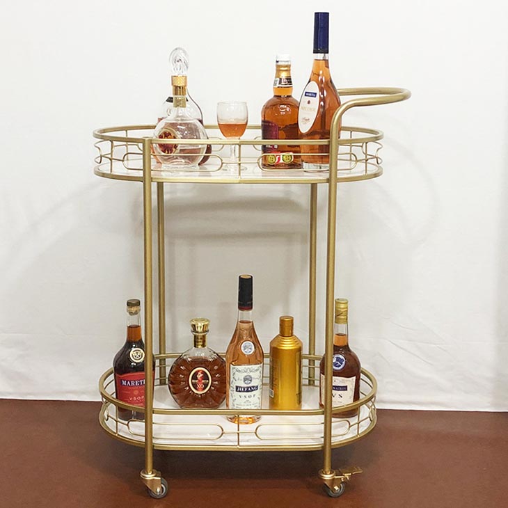 32.28"H Rolling Contemporary Prep Table Metal Prep Table with Towel Rack