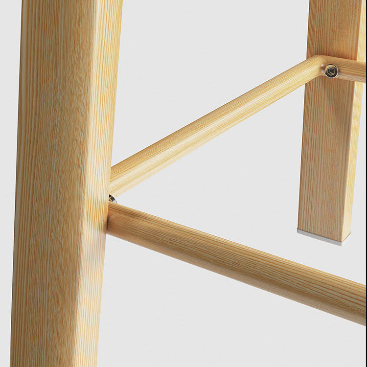 Contemporary Low Back Counter Stool Home Furniture with Footrest