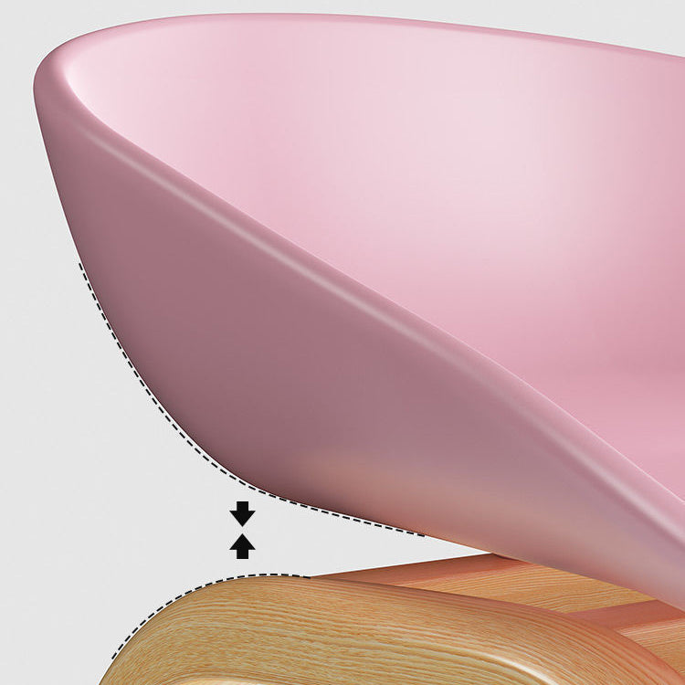 Contemporary Low Back Counter Stool Home Furniture with Footrest