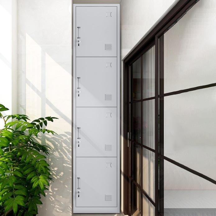 Contemporary Steel Wardrobe Armoire Hinged Wardrobe Cabinet for Bedroom