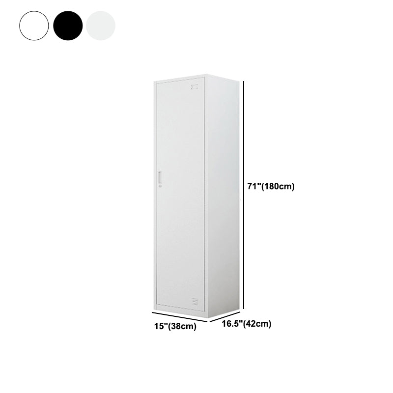 Contemporary Steel Wardrobe Armoire Hinged Wardrobe Cabinet for Bedroom