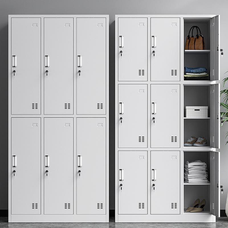 Contemporary Wardrobe Steel Bedroom Wardrobe Closet with Lock