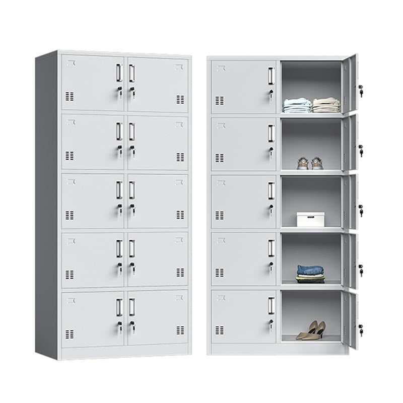 Contemporary Wardrobe Steel Bedroom Wardrobe Closet with Lock