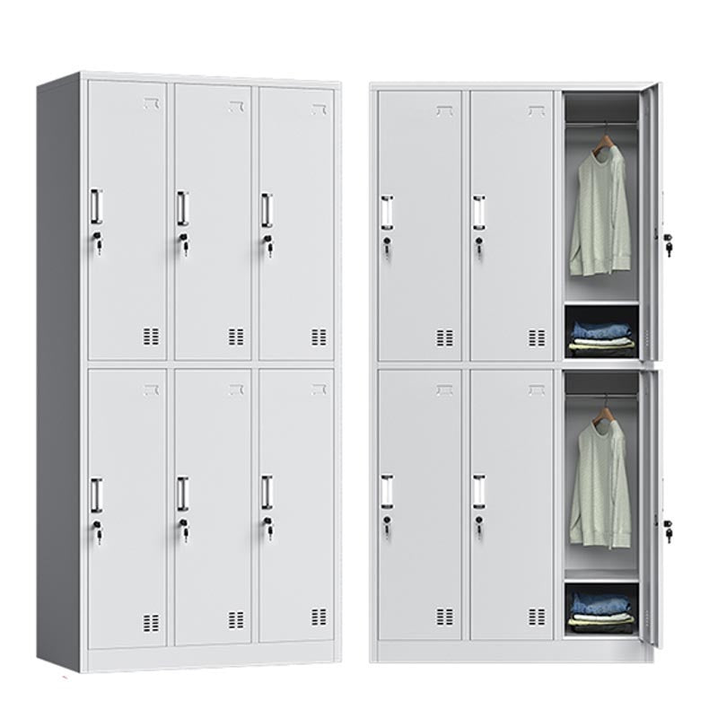 Contemporary Wardrobe Steel Bedroom Wardrobe Closet with Lock