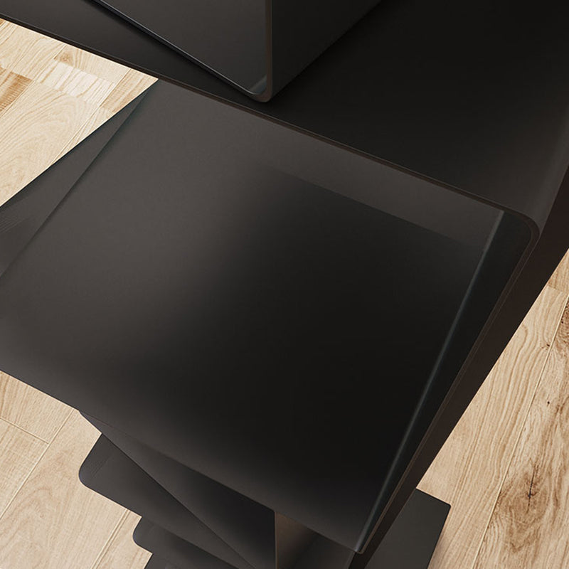 13.8" Wide Book Shelf Stainless Steel Shelf Bookcase Stackable Vertical