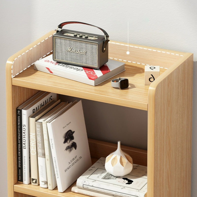 Contemporary Open Book Shelf Wooden Shelf Bookcase for Office