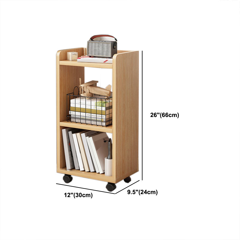 Contemporary Open Book Shelf Wooden Shelf Bookcase for Office