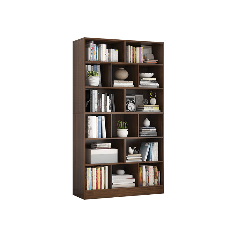 9.45" Wide Matte Finish Bookshelf Wood Standard Shelf Bookcase for Bedroom