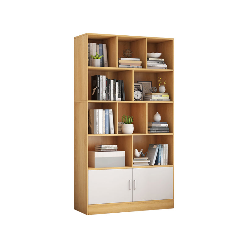 9.45" Wide Matte Finish Bookshelf Wood Standard Shelf Bookcase for Bedroom