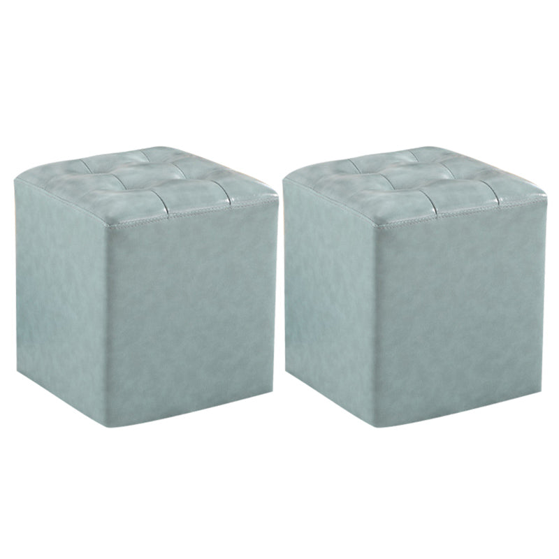 Wine Red Modern Pouf Water Resistant Round Pouf for Drawing Room