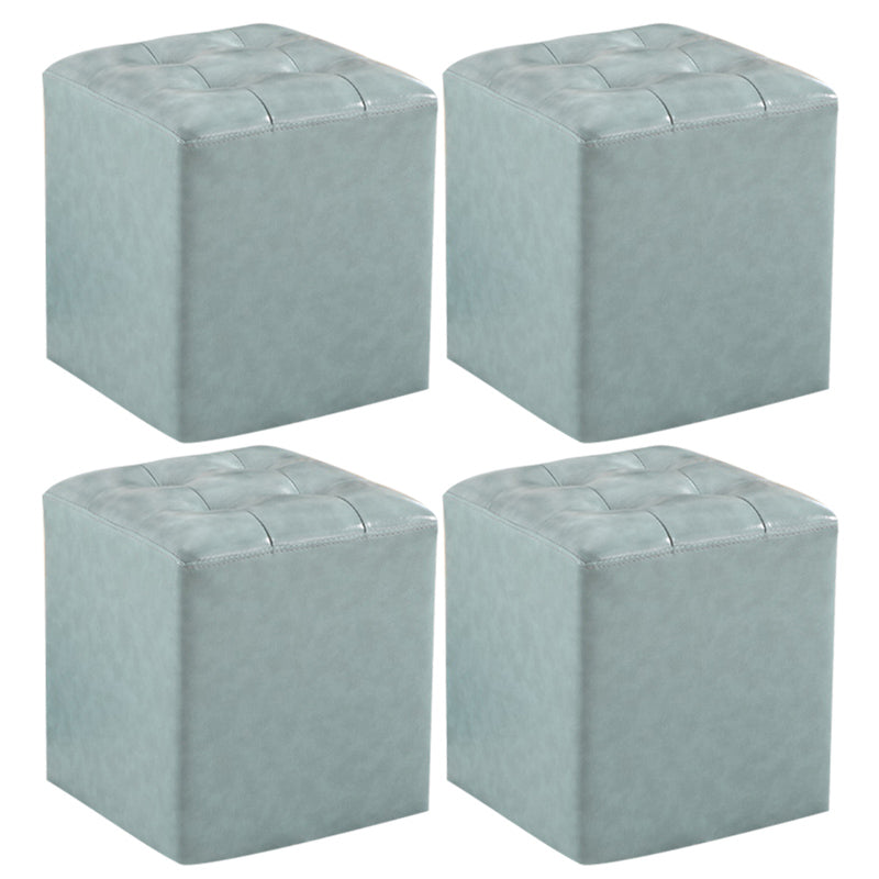 Wine Red Modern Pouf Water Resistant Round Pouf for Drawing Room