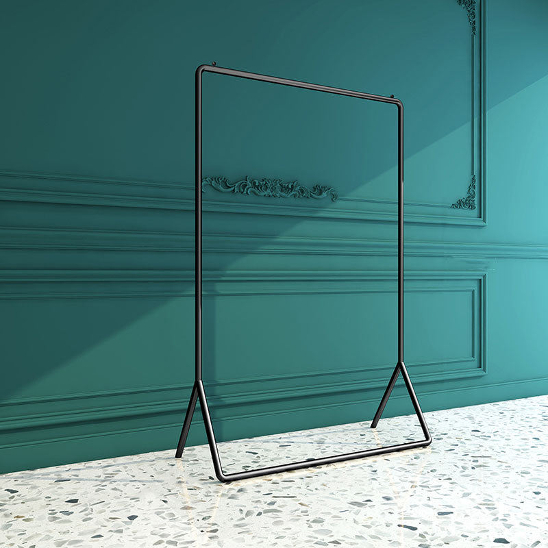 Contemporary Style Coat Hanger Metal Trestle Coat Rack for Living Room