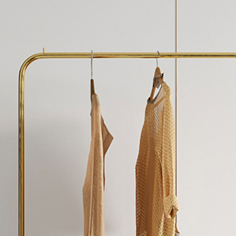 Leisure Metal Hall Tree Solid Color Stainless Steel Coat Rack