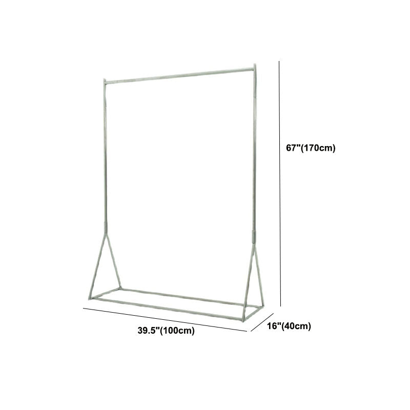 Industrial Style Coat Hanger Free Standing Stainless Steel Coat Rack