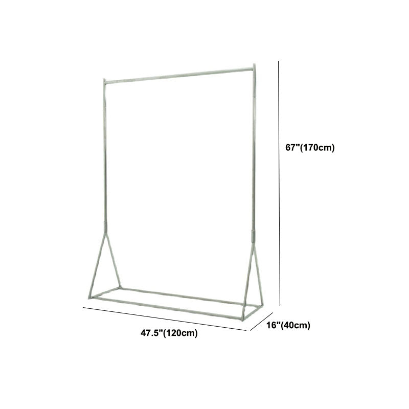 Industrial Style Coat Hanger Free Standing Stainless Steel Coat Rack