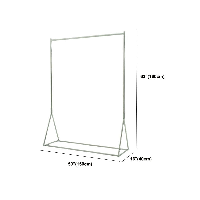 Industrial Style Coat Hanger Free Standing Stainless Steel Coat Rack
