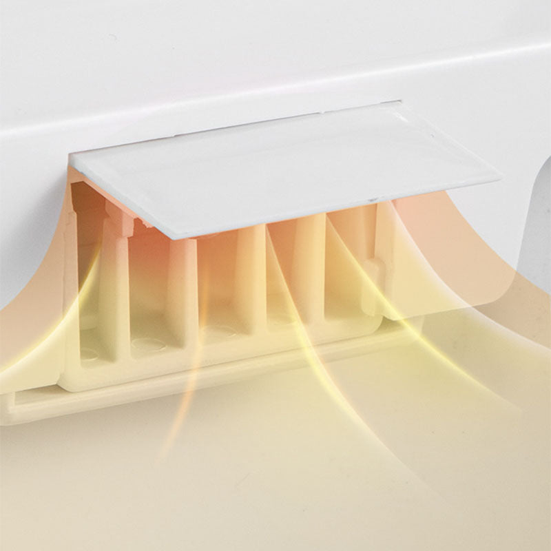 Wall Mount Smart Toilet Soft-Close Seat Toilet with Concealed Tank