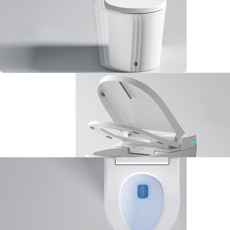 Small Apartment Smart Toilet Instant Hot Automatic Flip UV Sterilization Mini Toilet