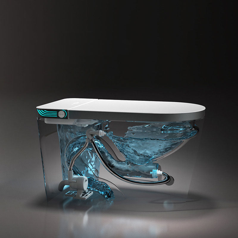 Household Smart Toilet Automatic Flip Cover UV Sterilization Electric Induction Toilet