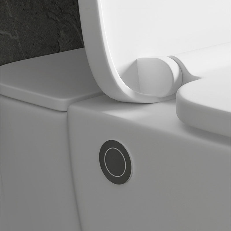 Siphon Jet Toilet Elongate One-Piece Floor Mounted Toilet with Dual Flush Mode