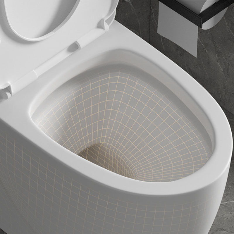 Siphon Jet Toilet Elongate One-Piece Floor Mounted Toilet with Dual Flush Mode