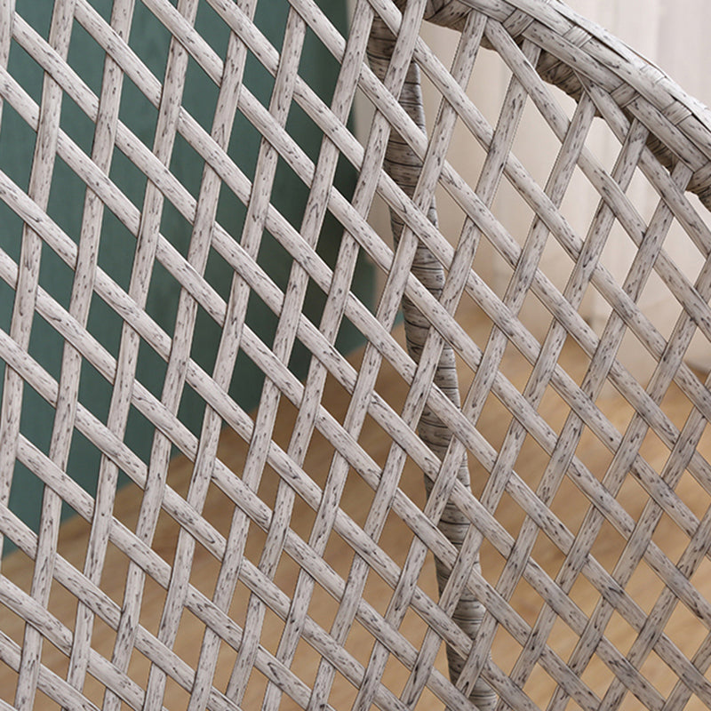 Indoor Modern Rocking Chair Solid Color Rocker Chair with Dark Legs