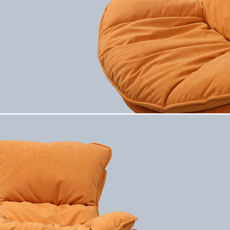 Modern Style Rocker Chair Metal Frame Spindle Cushions Rocker Chair with Ottoman