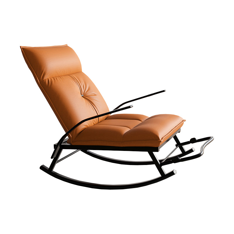 Modern Rocker Upholstered Button-Tufted Reclining Rocking Accent Chair