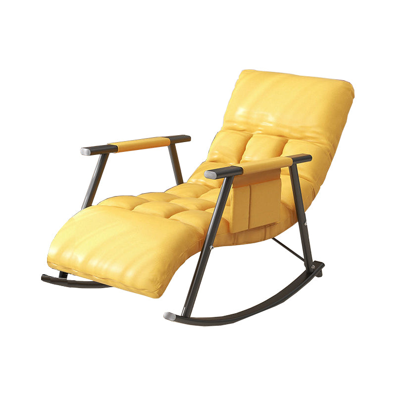 Modern Single Rocker Chair Simple Chair for Living Room and Bedroo