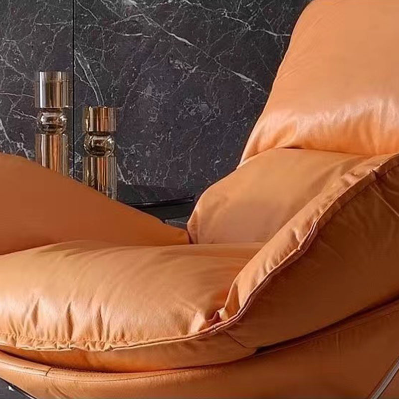 Faux Leather Gorgeous Rocking Chair Removable Cushions Rocker Chair for Living Room