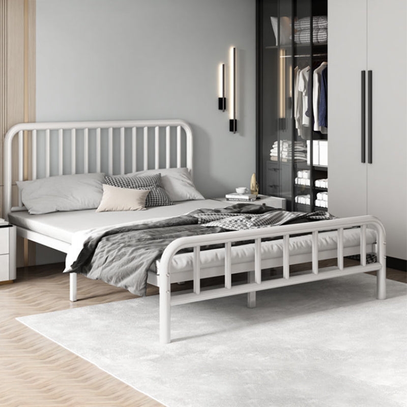 Contemporary with Metal Legs Mattress Included Rectangular Slat Bed