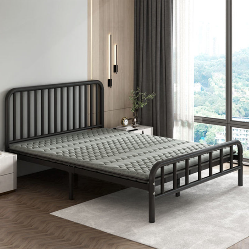 Contemporary with Metal Legs Mattress Included Rectangular Slat Bed