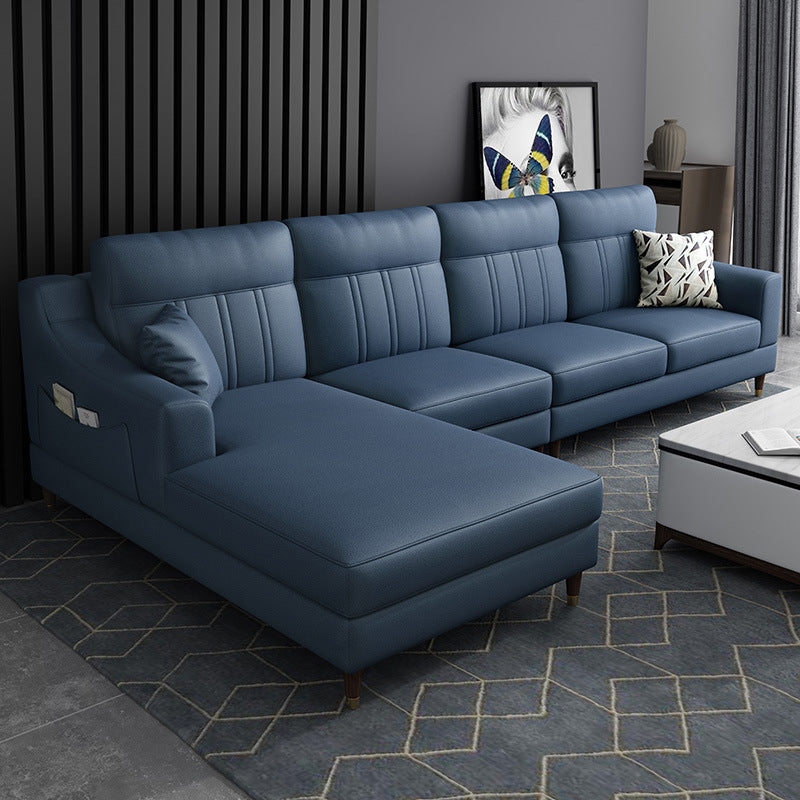 Modernism 4-seater Sectional with Storage Sloped Arm Sectional