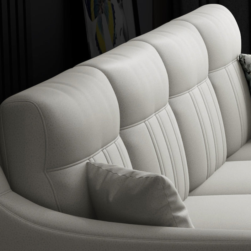 Modernism 4-seater Sectional with Storage Sloped Arm Sectional