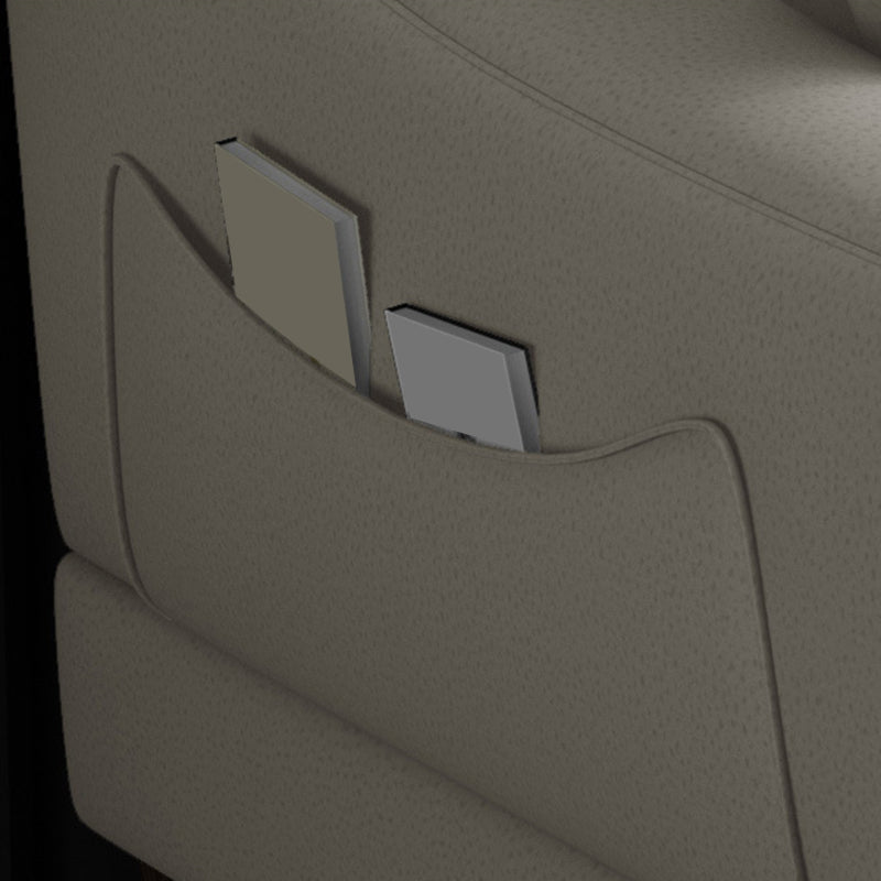 Modernism 4-seater Sectional with Storage Sloped Arm Sectional