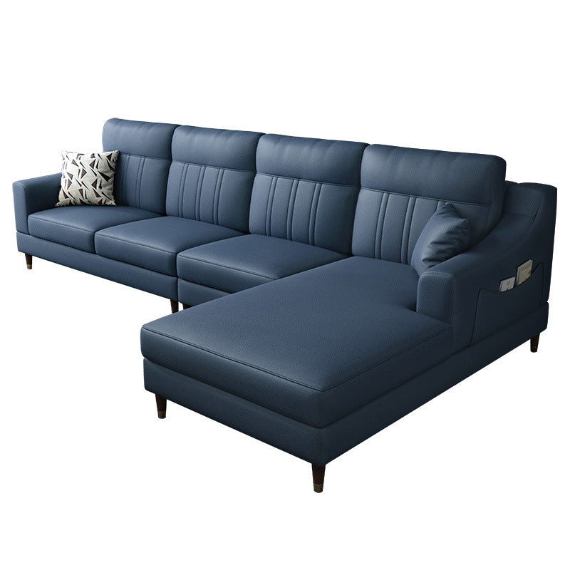 Modernism 4-seater Sectional with Storage Sloped Arm Sectional