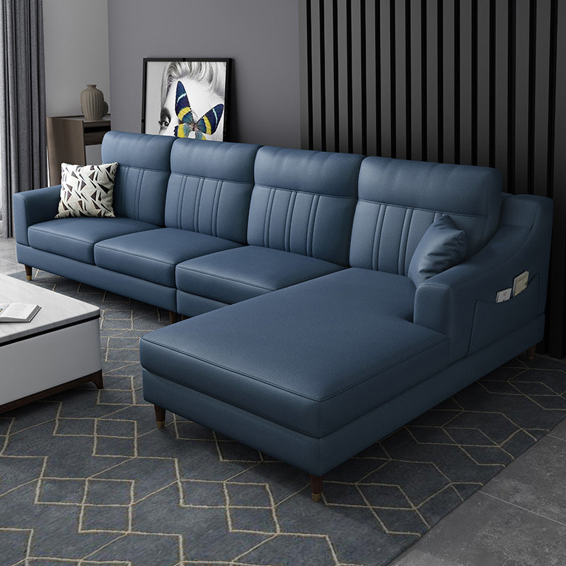 Modernism 4-seater Sectional with Storage Sloped Arm Sectional