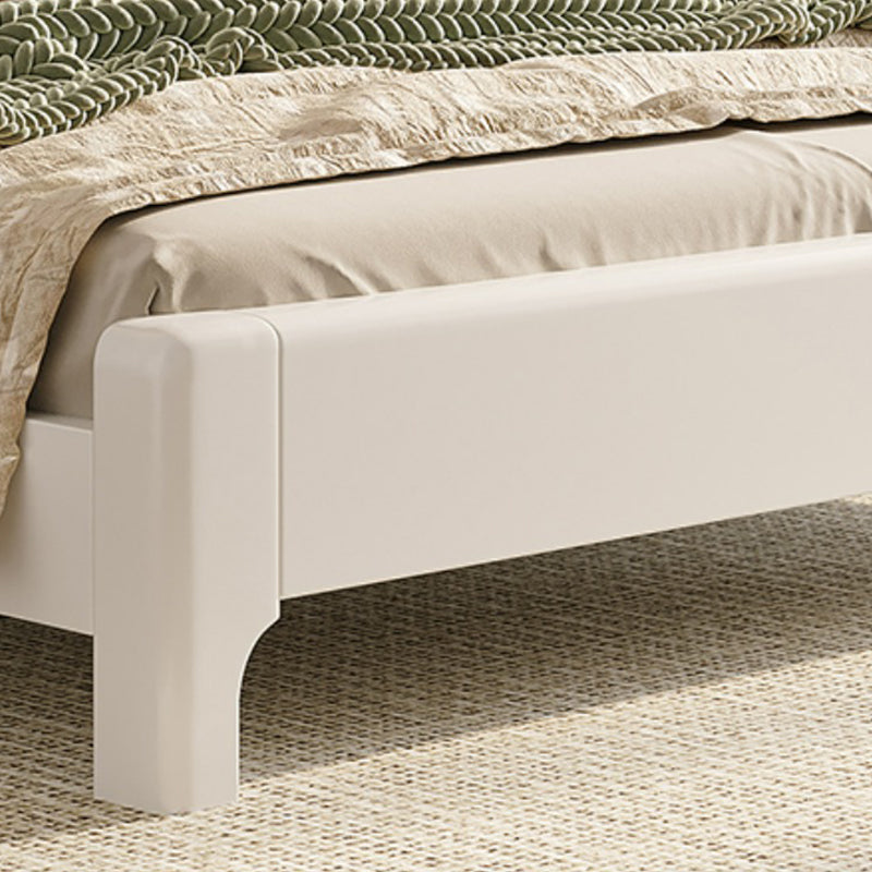 Modern Wood Standard Bed Bookcase Included Bed with Headboard for Bedroom