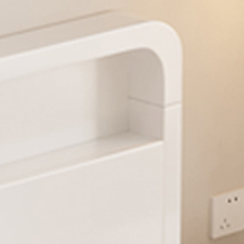 Modern Wood Standard Bed Bookcase Included Bed with Headboard for Bedroom