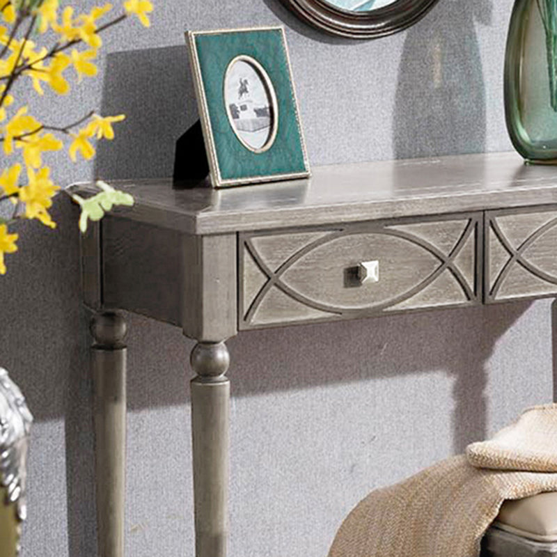 Oak Vanity Set with Stool Gray Vanity with Drawer and Mirror