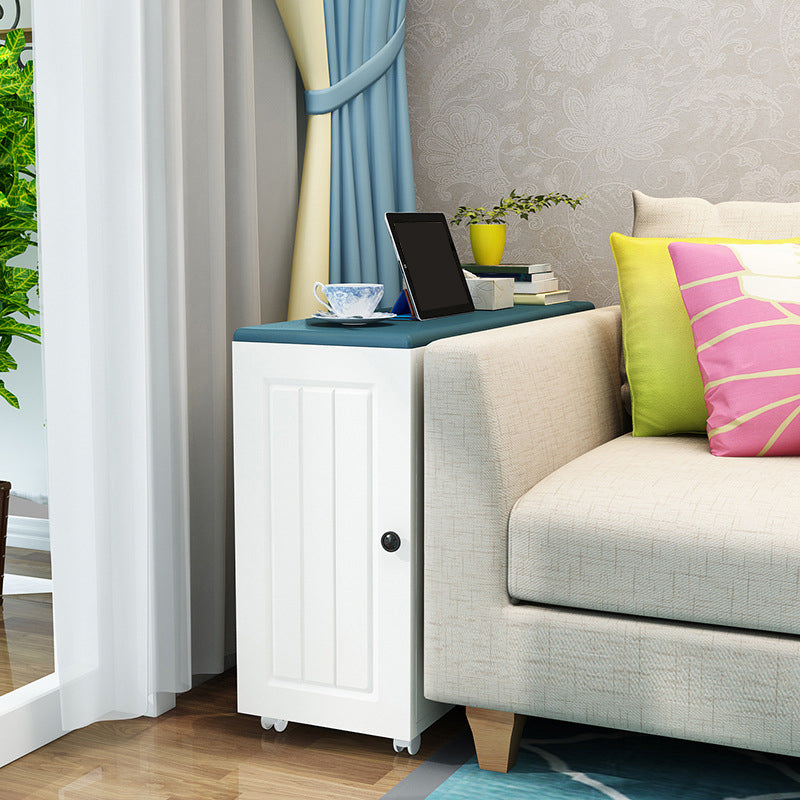 23.62" Tall Contemporary Style Side End Table Wooden Sofa Side Accent Table