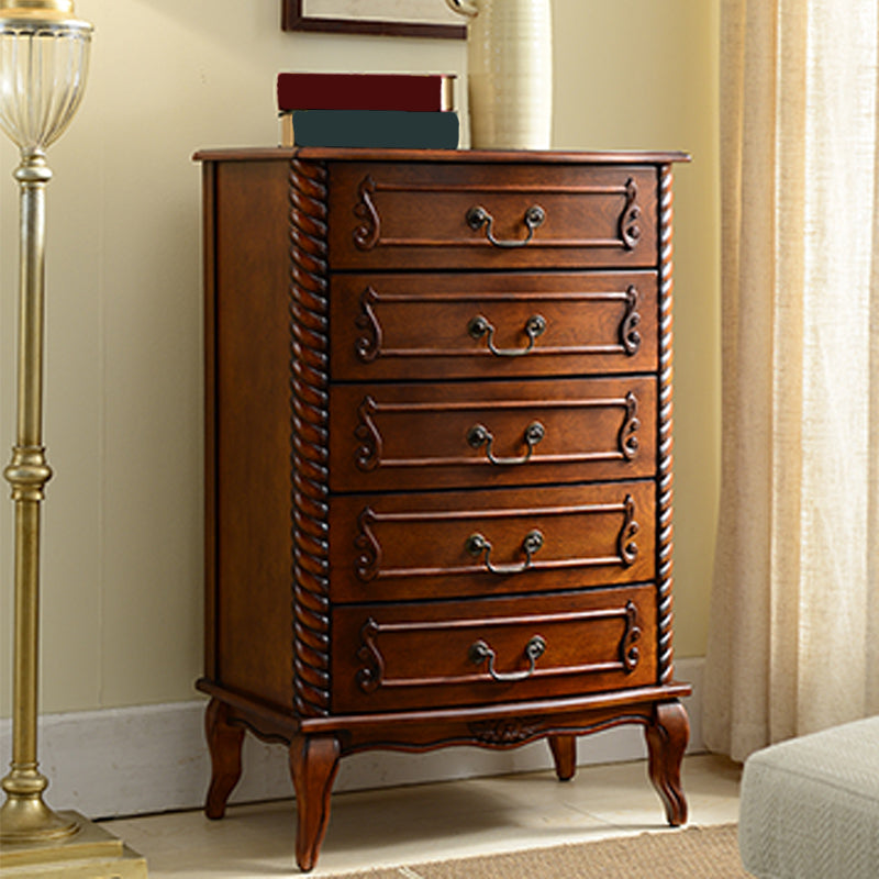 Traditional Dresser Solid Wood Storage Chest with 2/3/5 Drawers